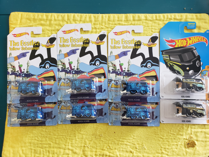 Beatles Kool Kombi - $4 each, Mooneyes Kool Kombi - $2 each